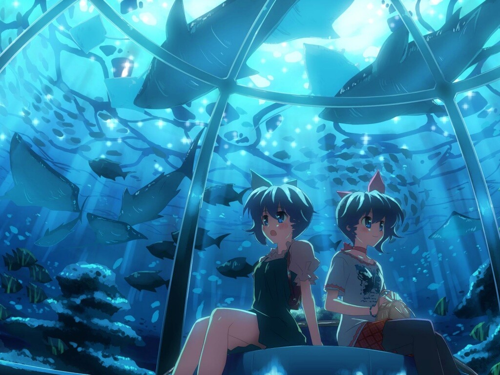 В океанариуме обои