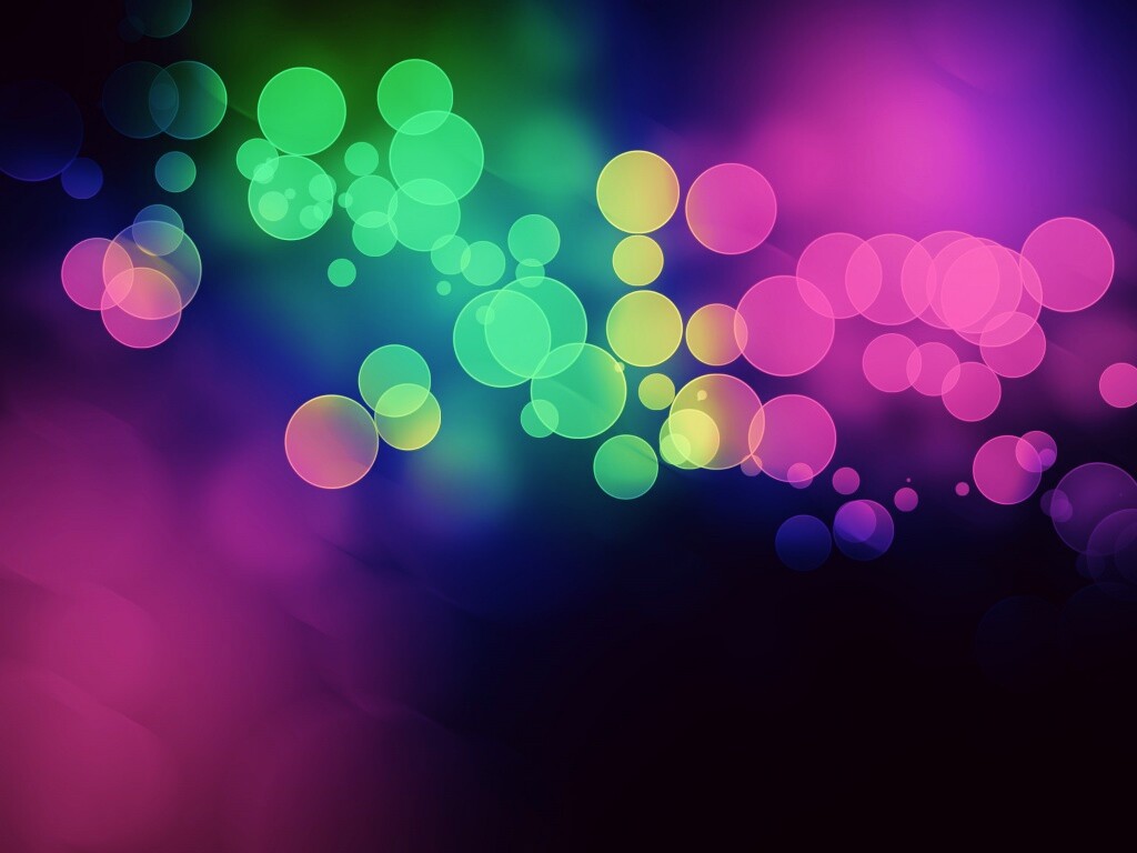Разноцветные круги света обои