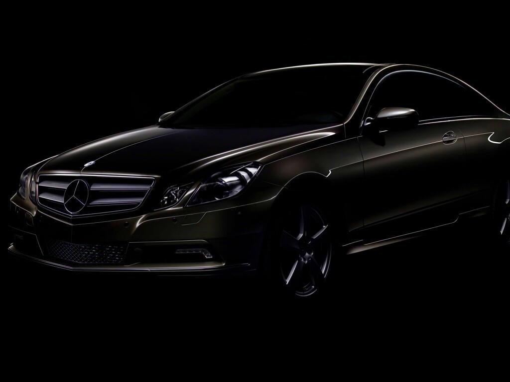 Черный Мерседес обои