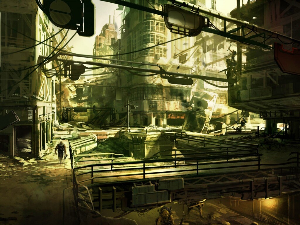 Локация из Fallout 3 обои