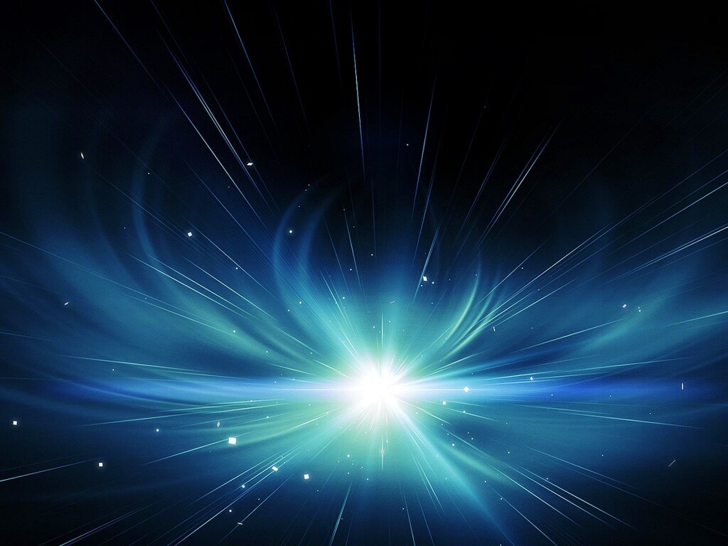 Летящий на тебя свет обои