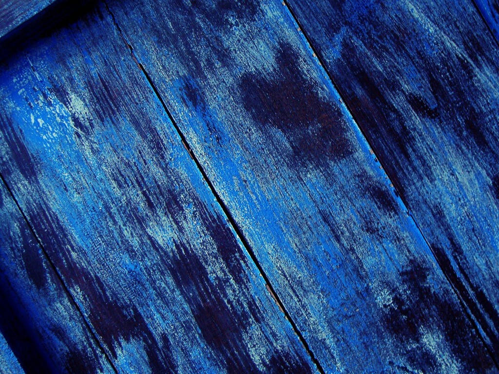 Некогда синий забор обои