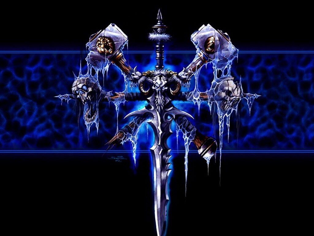 Логотип WarCraft Frothen Throne обои