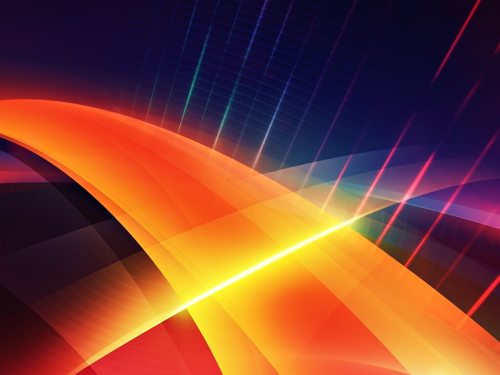 Пересекающиеся оранжевые полосы обои