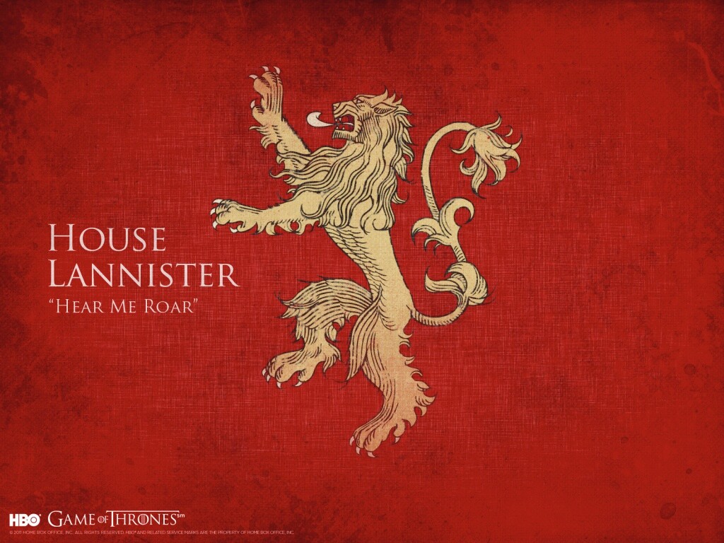 Герб дома Ланнистеров обои