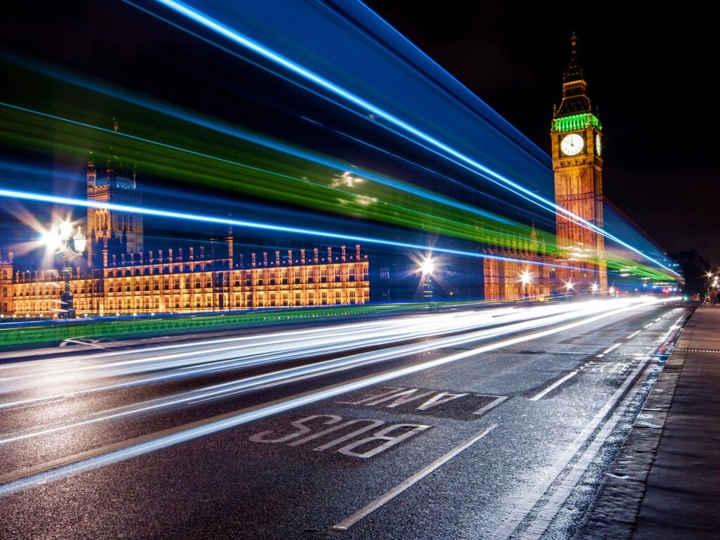 Ночной лондон обои