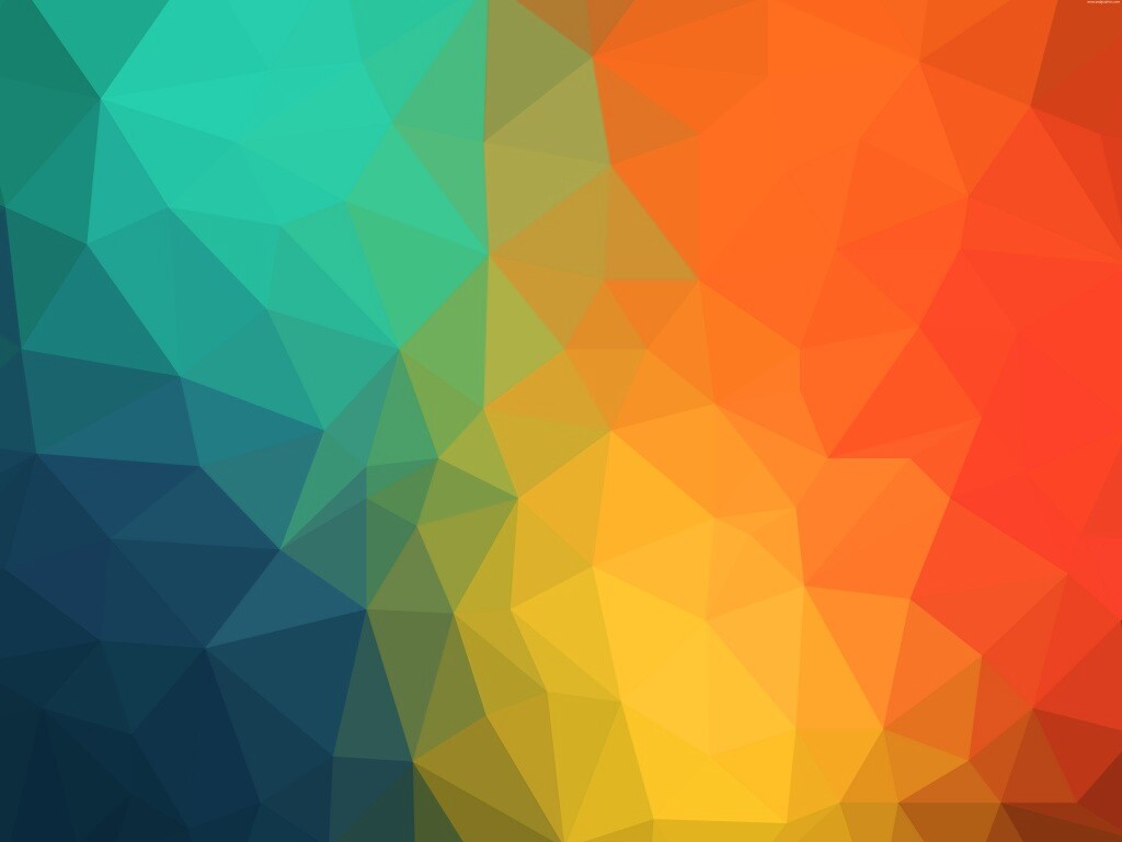 Фон с разноцветными треугольниками обои