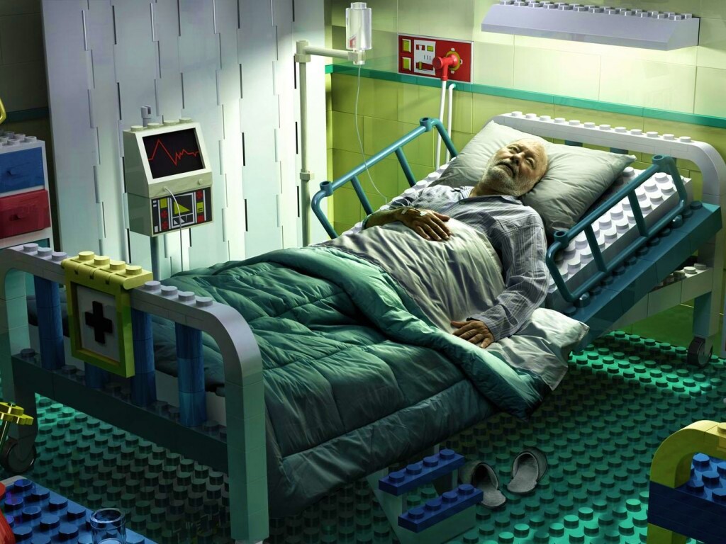 Лего больница обои