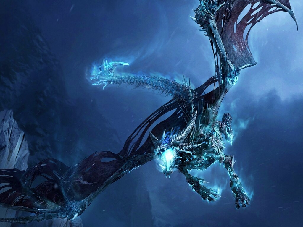 Ледяной дракон обои