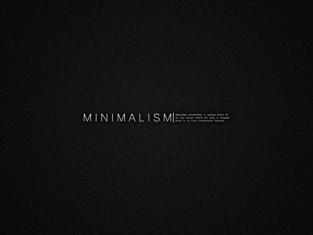 Минимализм обои