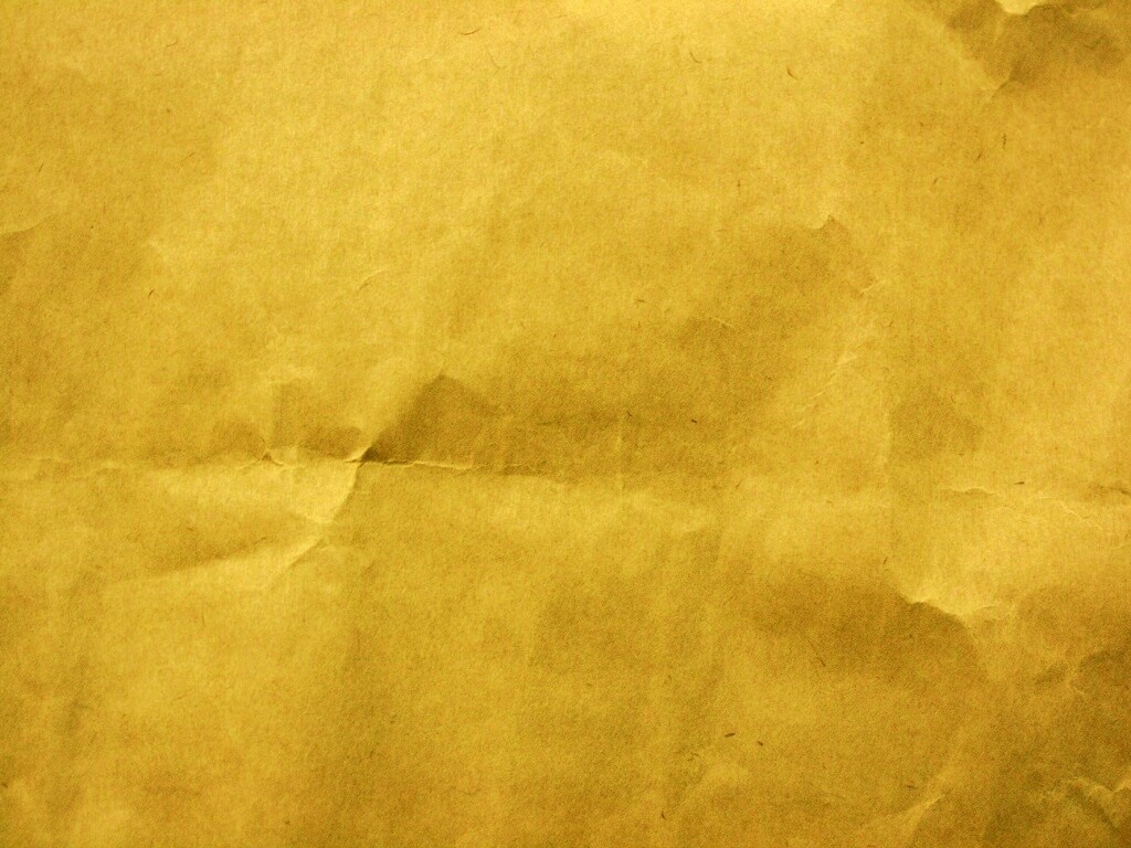 Текстура мятой желтой бумаги обои