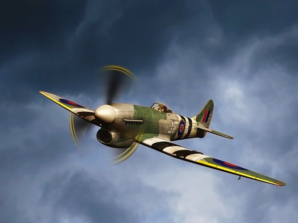 Истребитель времён Второй Мировой Войны обои