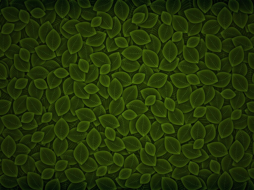 Векторные зеленые листья обои