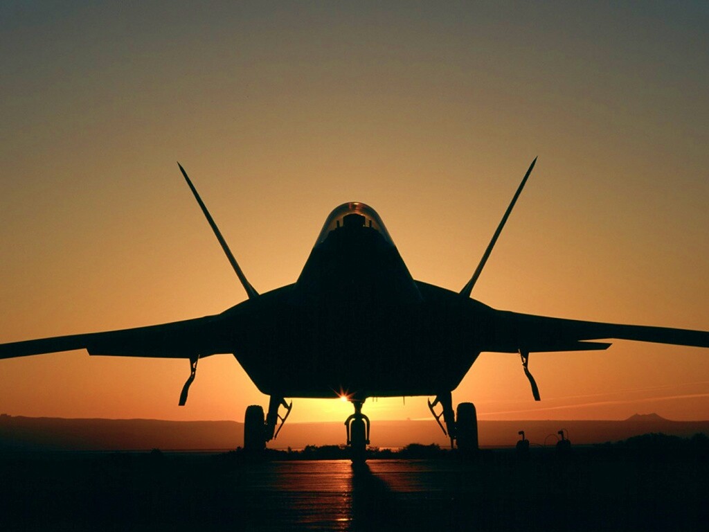 Истребитель F22 обои