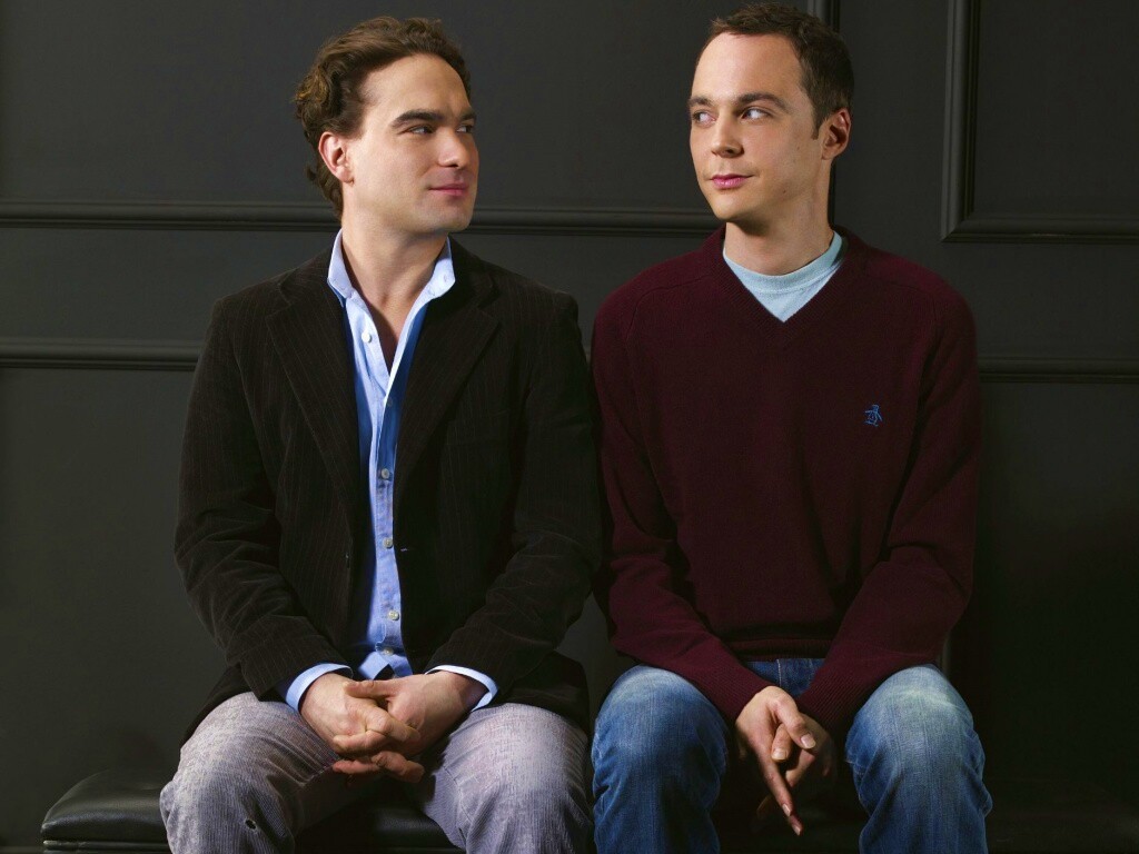 Шелдон Купер и Леонард Хофстедер обои