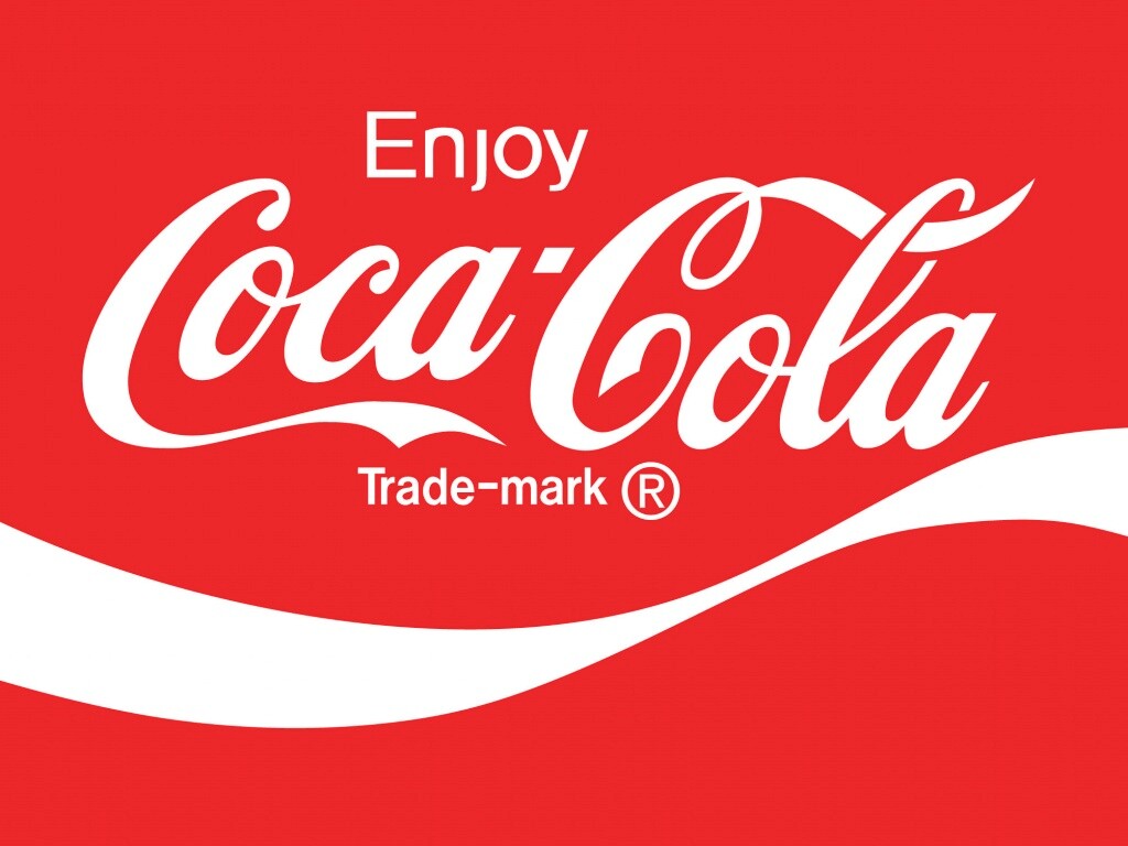 Оригинальный логотип Coca-Cola обои
