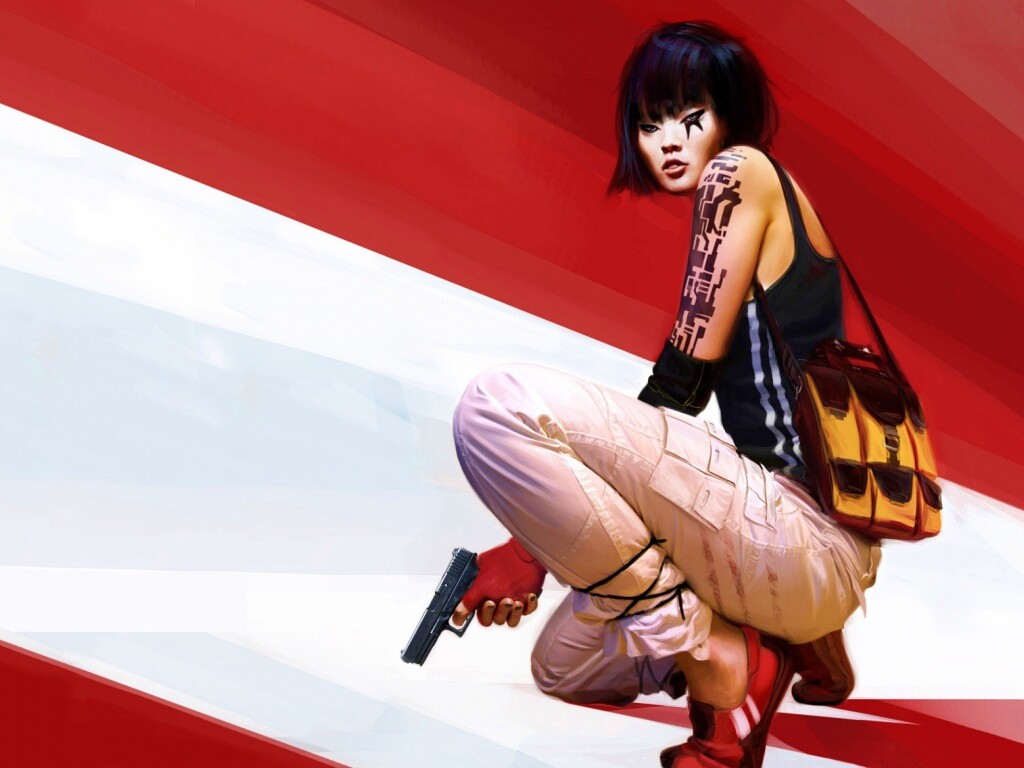 Фейт с пистолетом обои