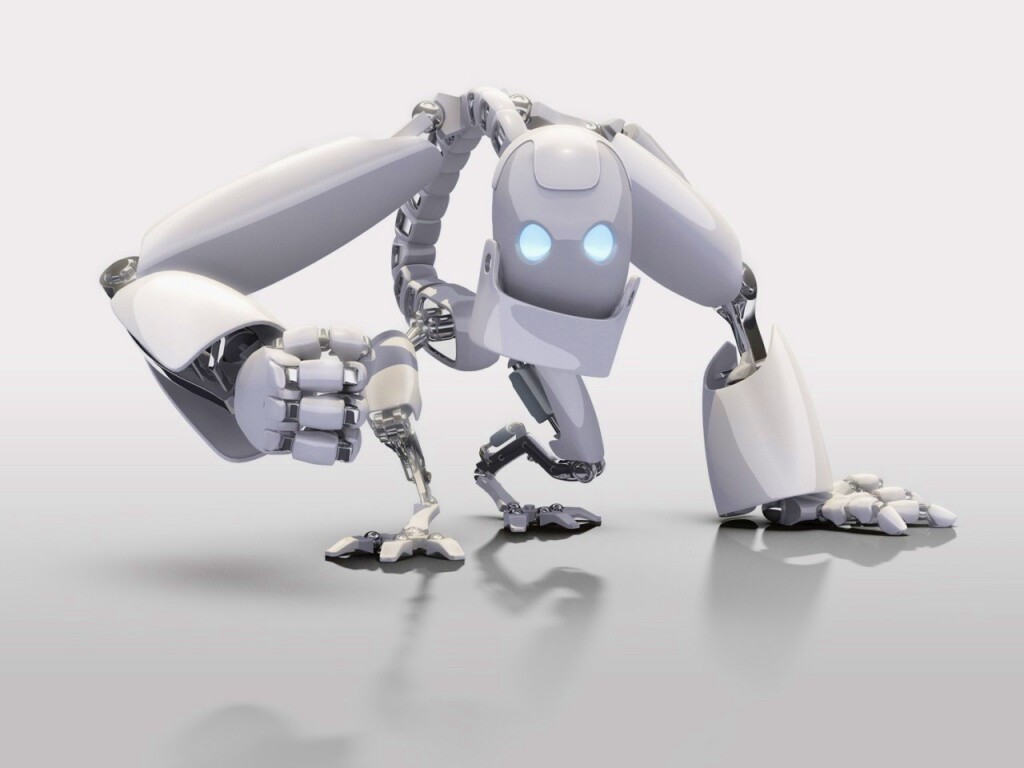 Крадущийся робот обои