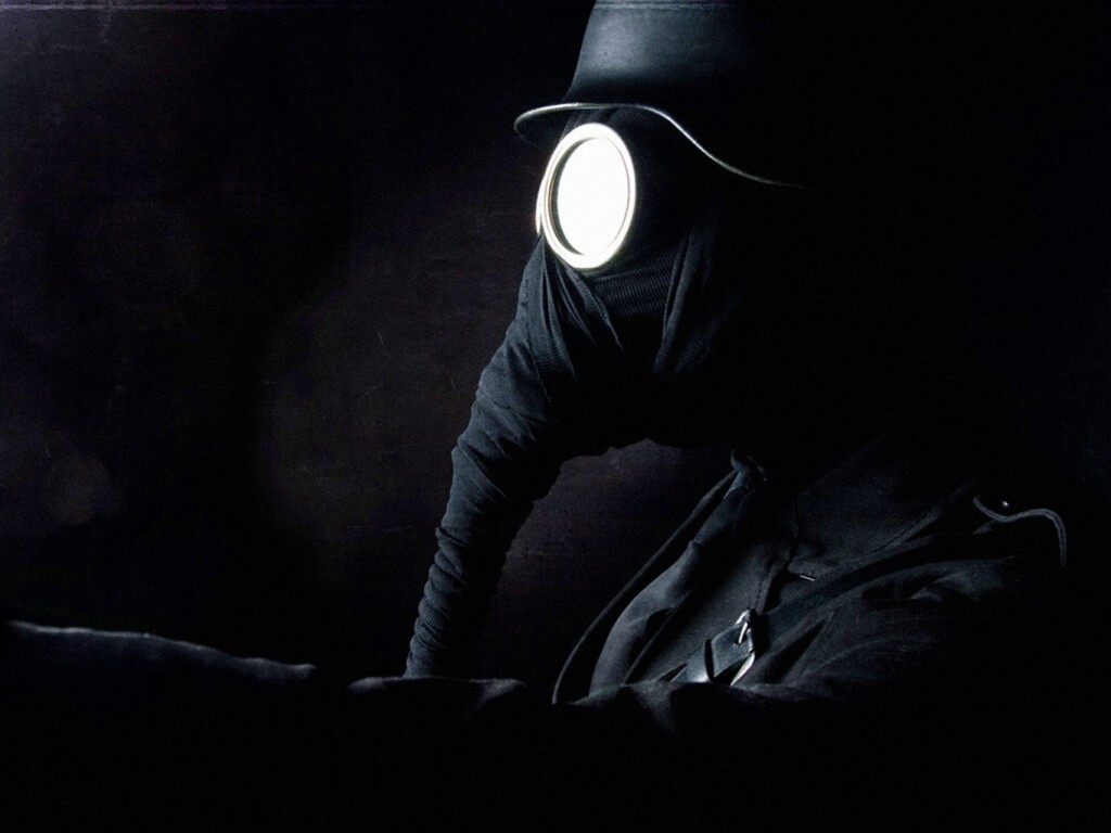 В противогазе обои