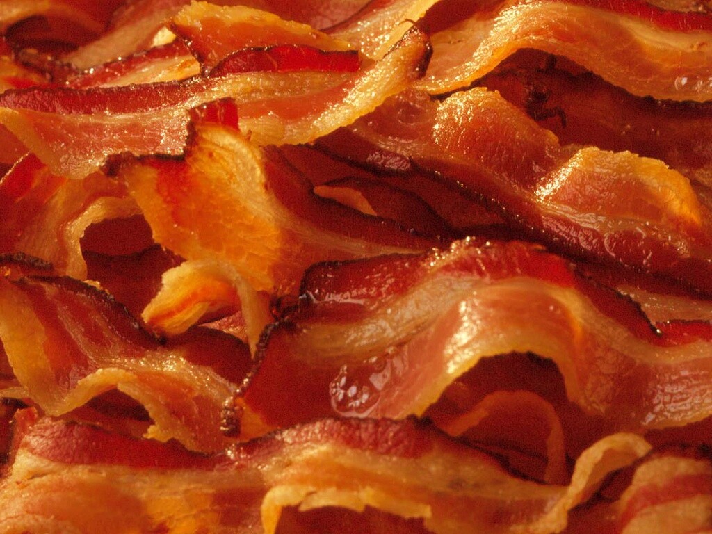 Вкусный жаренный бекончик обои