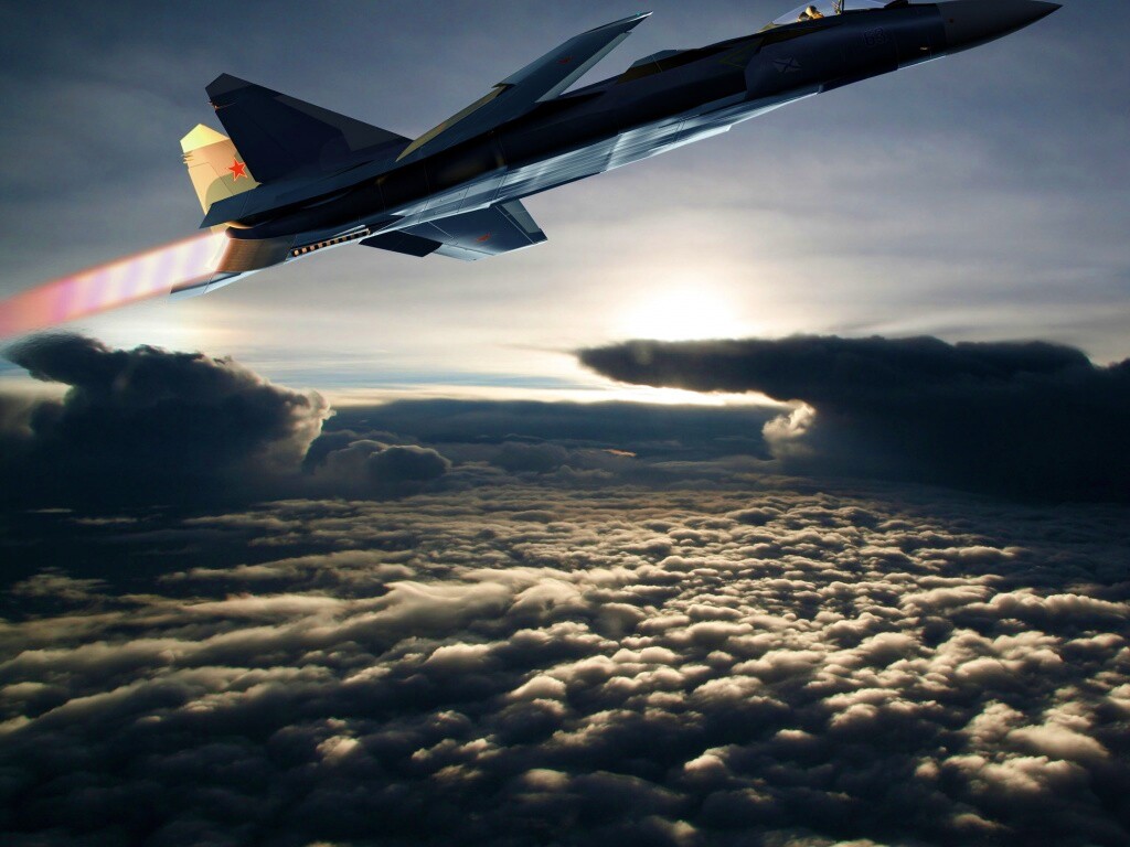 Истребители в небе обои