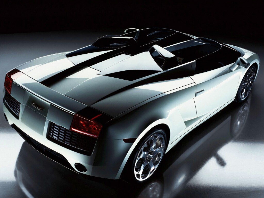 Светло-Серый Lamborghini (Сзади) обои