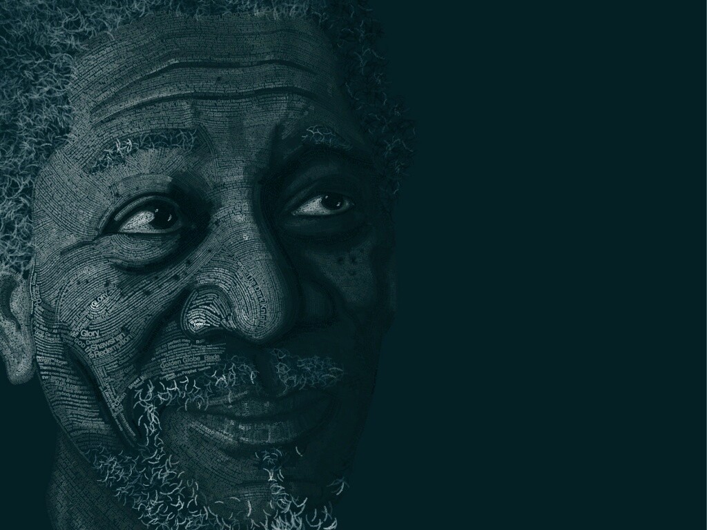 Морган Фриман — текстовый портрет обои