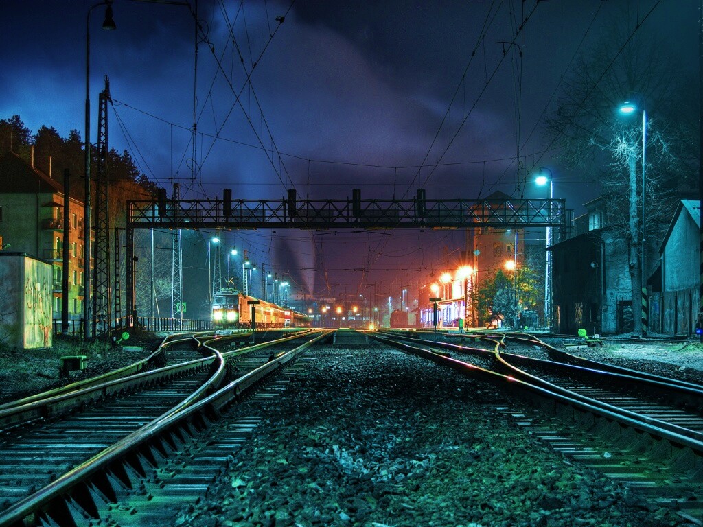 Железнодорожная станция обои