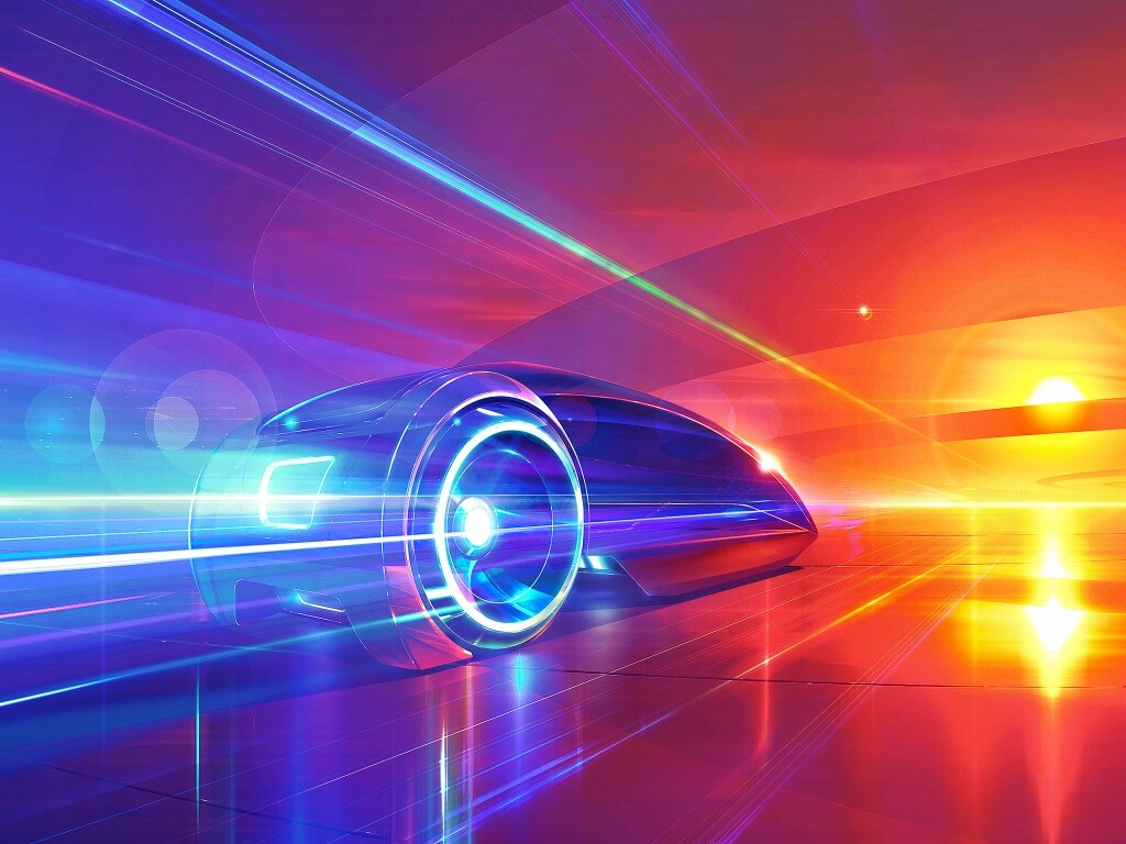 В закат обои