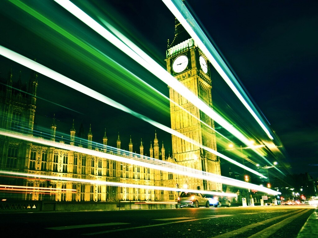 Лондон на скорости обои