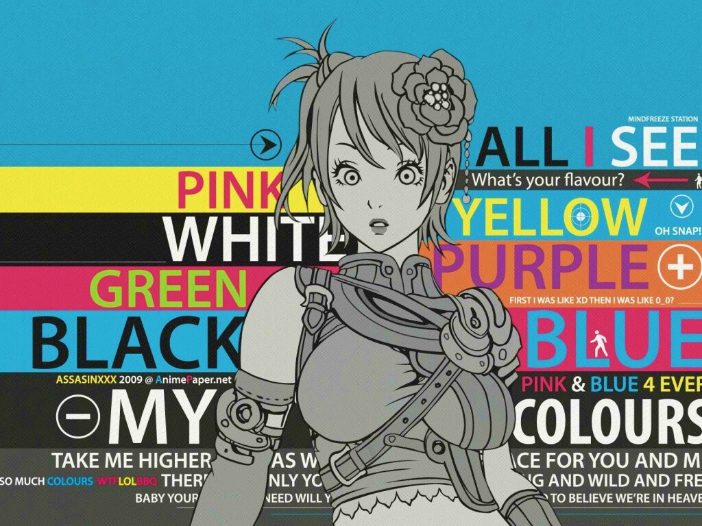 Раскрась её обои