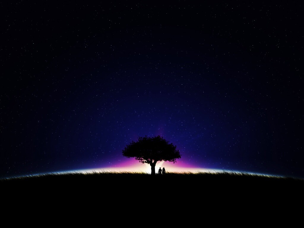 Звёздная ночь обои