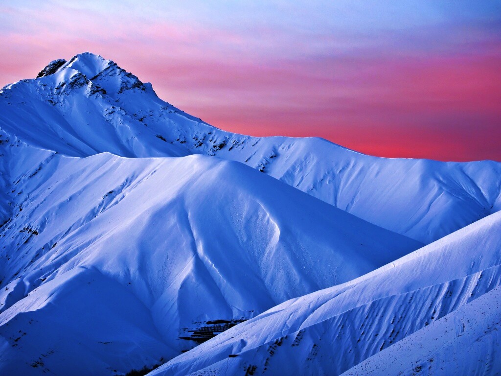 Снежные вершины обои