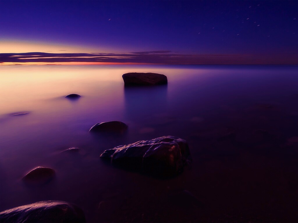 Камни в тумане обои