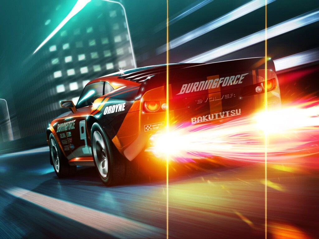 Ночное нитро обои