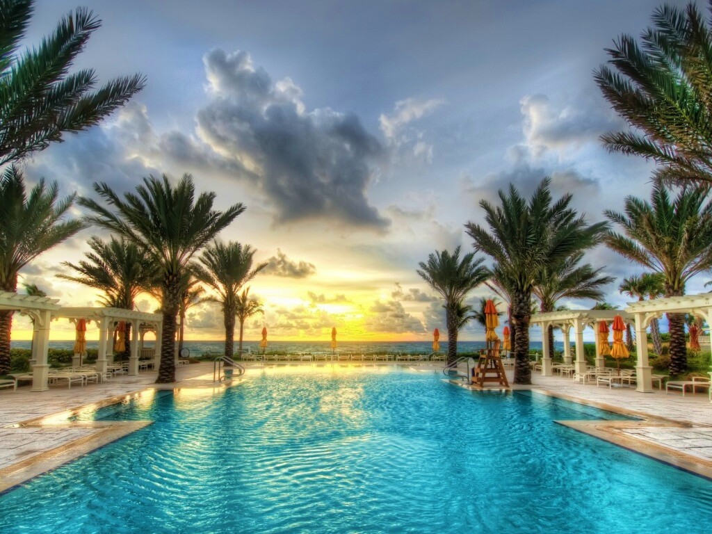 Бассейн обои