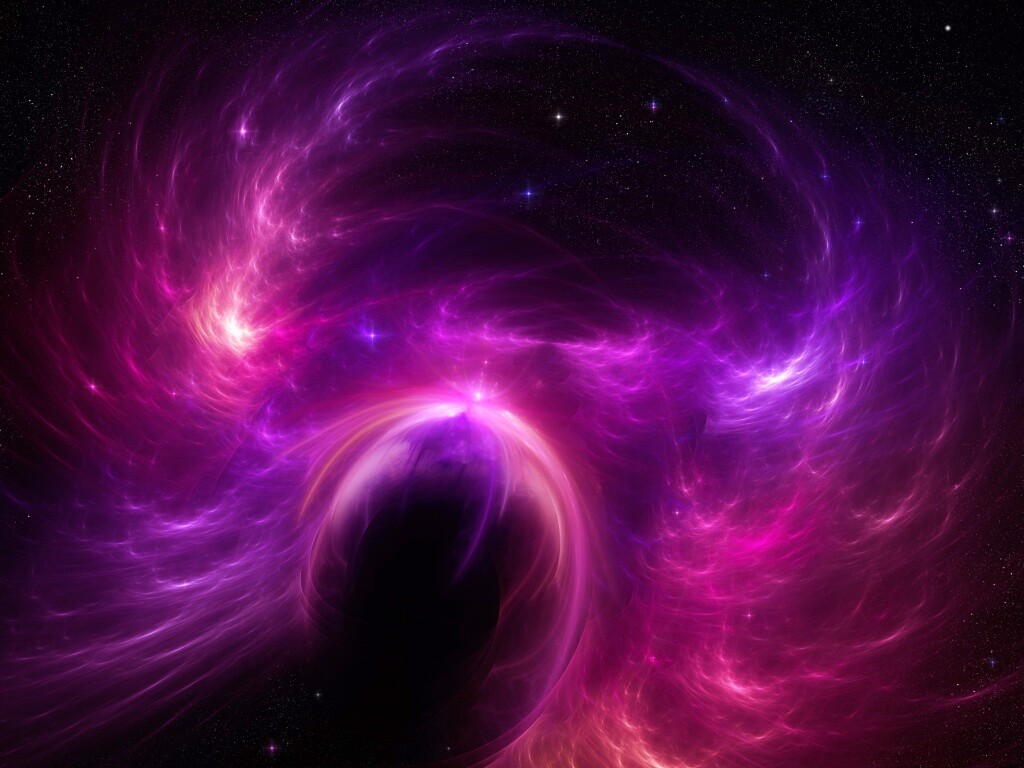 Сиреневая туманность обои