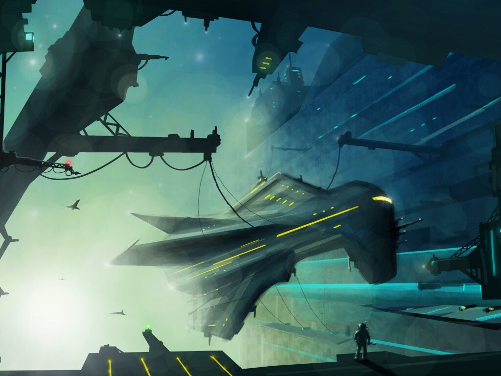 Космопорт обои