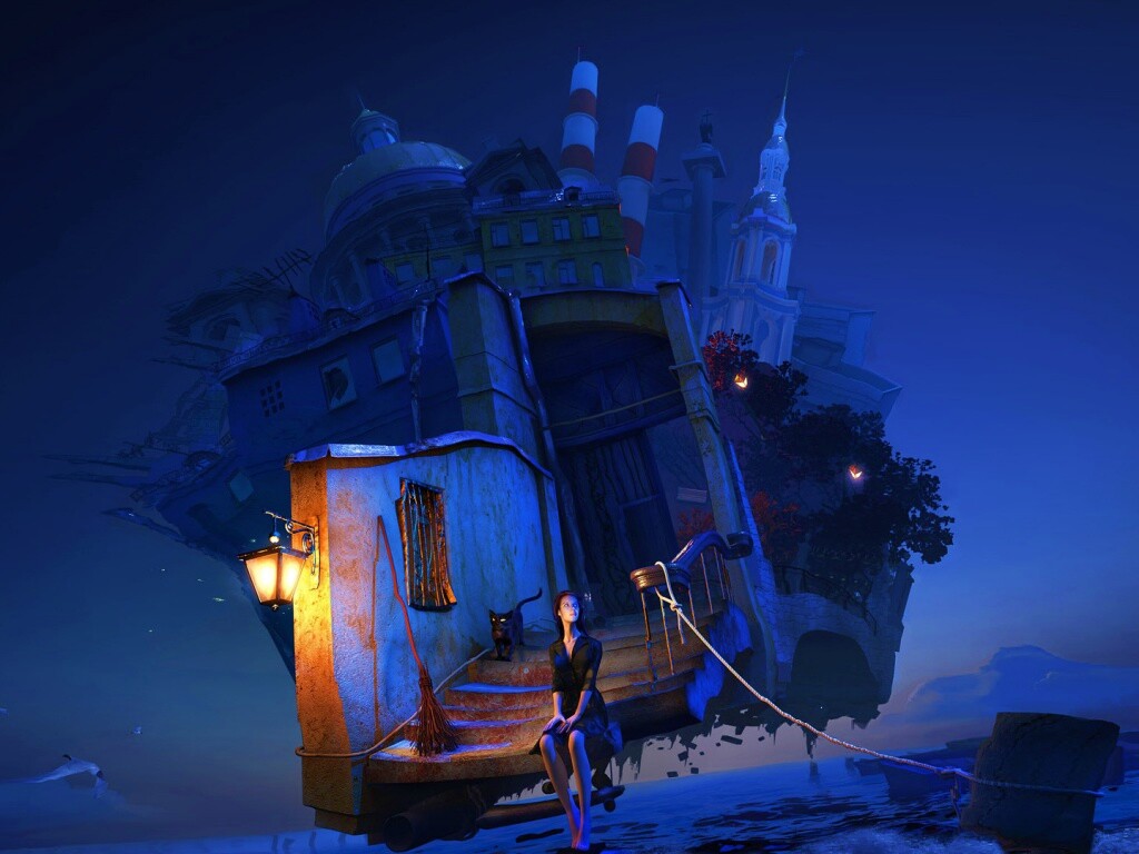 Мрачный Питер обои