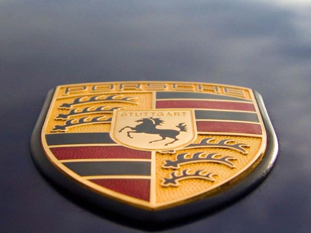 Логотип порше обои