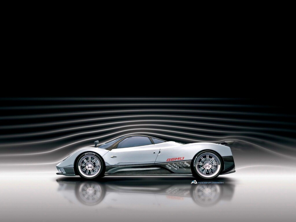 Аэродинамика Pagani Zonda обои