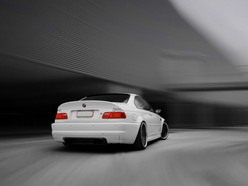 Белый БМВ обои
