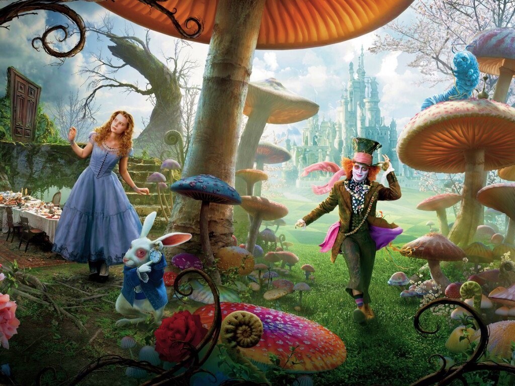 Алиса в стране чудес обои