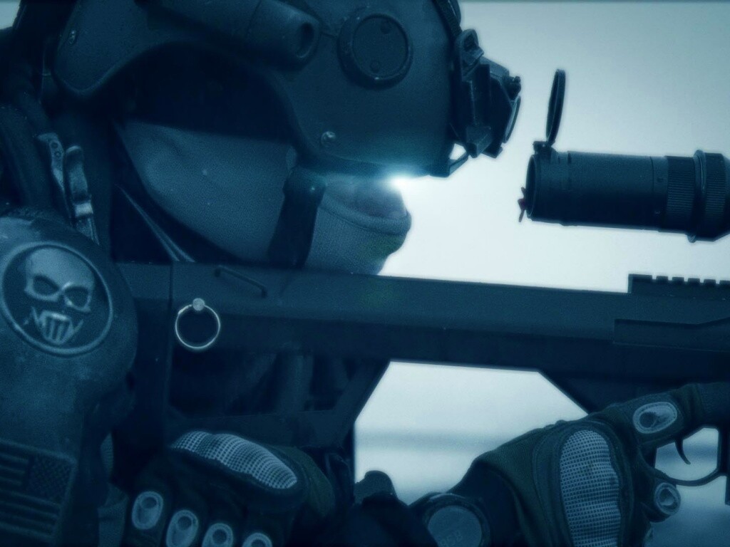 Снайпер за работой обои