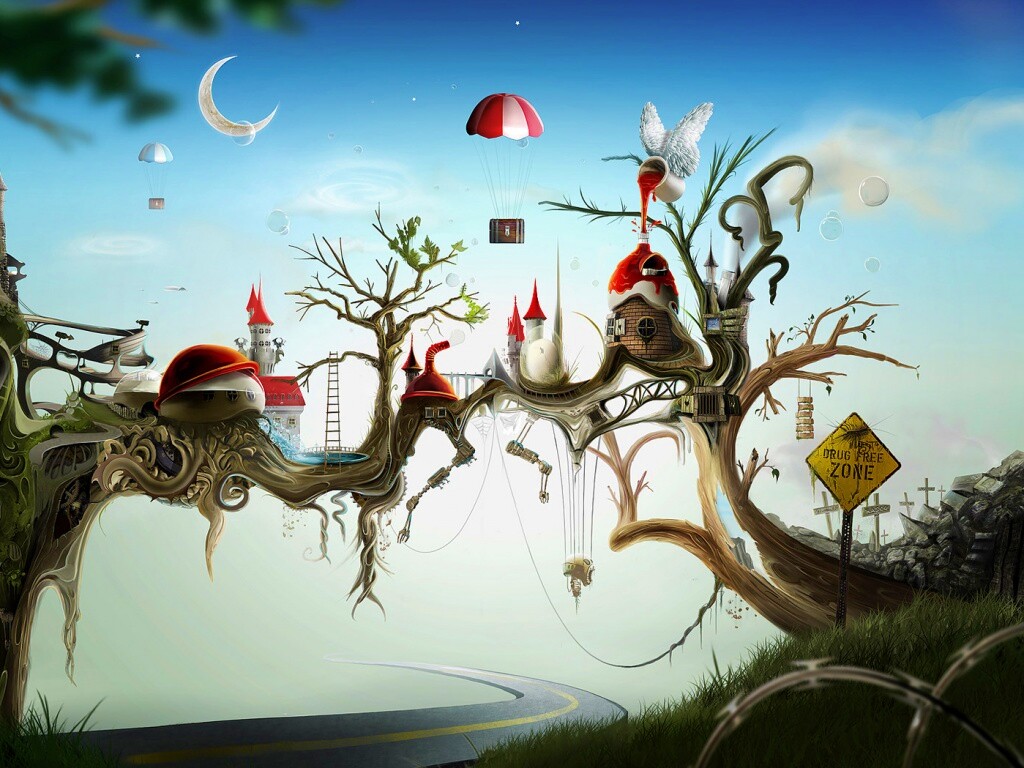 Свободная от наркотиков зона обои