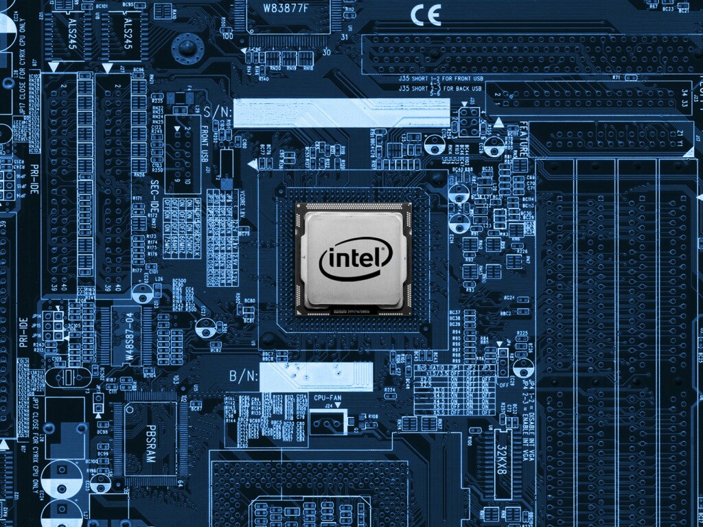 Процессор от Intel обои