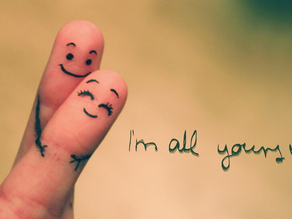 I"m all yours! обои