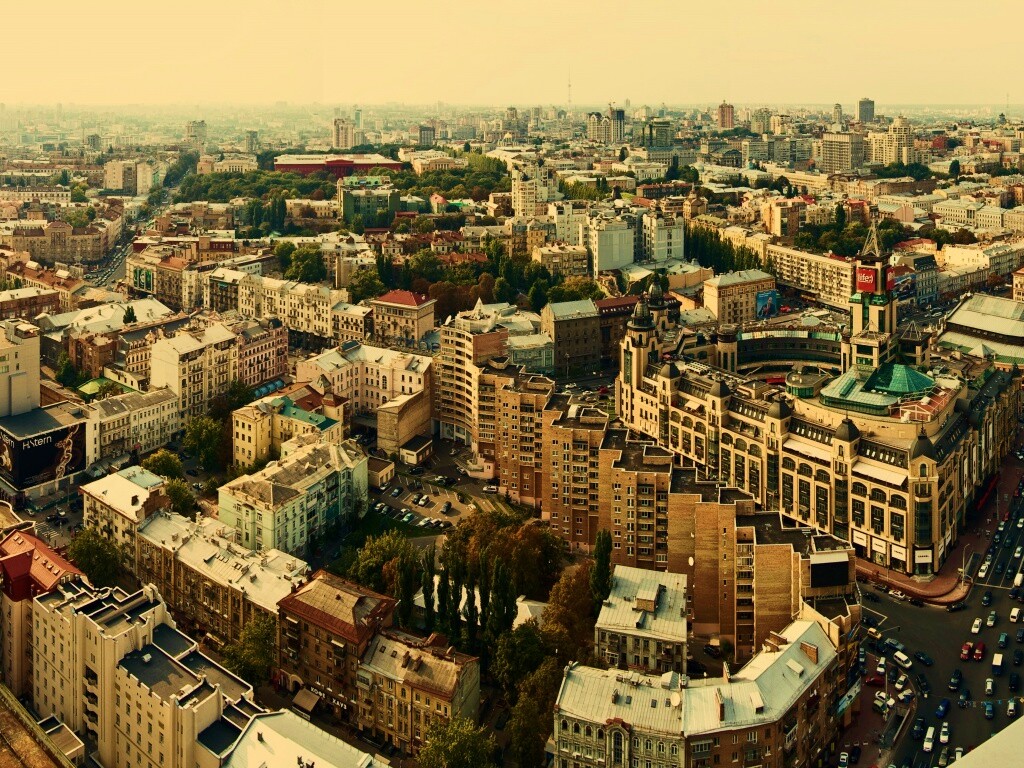 Киевская панорама обои