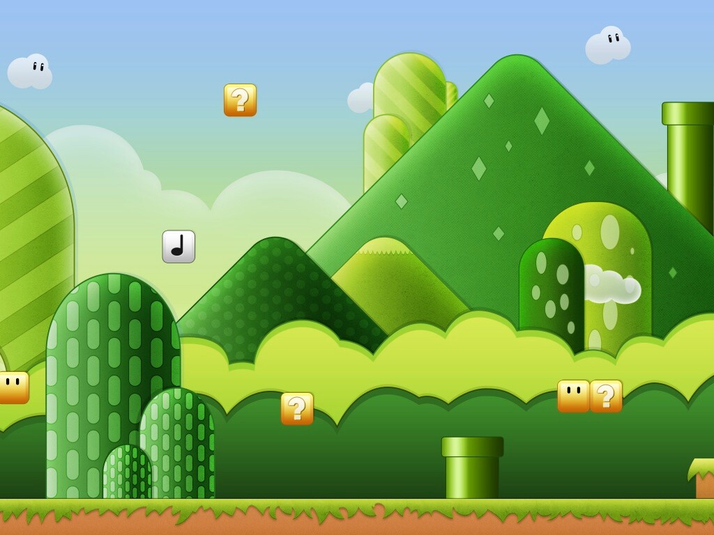 Мир Супермарио обои