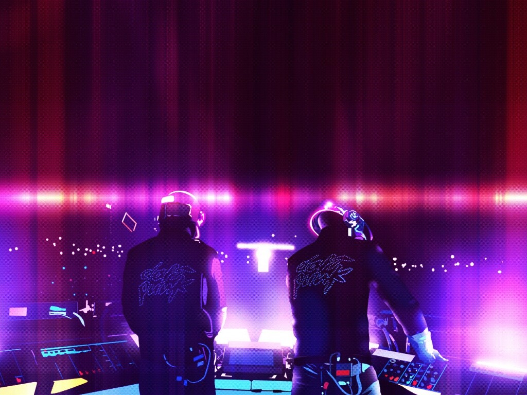 Концерт Daft Punk обои